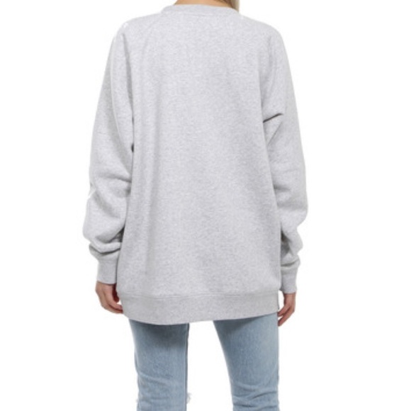 Brunette The Label Light Gray 'Redhead' Sweatshirt NWT (DISCONTINUED) - Picture 3 of 10